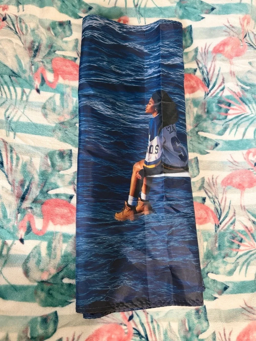 ✨ SZA “SOS” Inspired Ocean Graphic Scarf / Bandana ✨